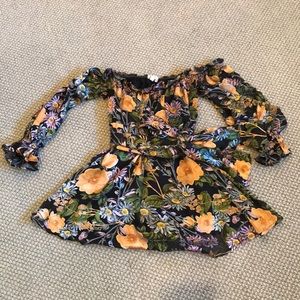 For love and lemons luciana strapless dress